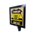 Ver imagem 2 de Porta Chaves de Parede Jeep em Mdf Sthoudt Amarela