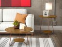 Ver imagem 5 de Conjunto de Mesa Centro e Lateral Back Freijo