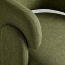 Ver imagem 7 de Poltrona Decorativa Lume Pes Madeira Linho Color Trend Tca 307 Moll