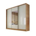 Ver imagem 5 de Guarda Roupa Arezzo 3 Portas 4 Gavetas 1 Espelho Cor:cumaru Fendi
