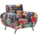 Ver imagem 1 de Poltrona Decorativa Noruega Patchwork Mobile