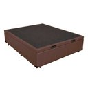 Ver imagem 3 de Cama Box Baú Casal 138 -Tecido Marrom