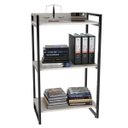 Ver imagem 1 de Estante Livreiro Prisma Estilo Industrial 60cm 3 Prateleiras Snow - Mpozenato