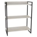 Ver imagem 5 de Estante Livreiro Prisma Estilo Industrial 80cm 3 Prateleiras Snow - Mpozenato