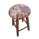 Ver imagem 3 de Kit C/ 4 Capas de Banqueta/banco Impermeável C/ Elástico Café