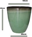 Ver imagem 2 de Vaso para Plantas Sala e Jardim Alto Brilho (liso/verde-piscina)