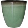 Vaso para Plantas Sala e Jardim Alto Brilho (liso/verde-piscina) - 1