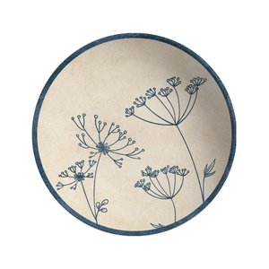 Conjunto com 6 Pratos Fundo Acetinado Spices Ø25cm Alleanza Cerâmica