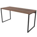 Ver imagem 5 de Mesa de Escritório Office 150cm Estilo Industrial Prisma Nogal - Mpozenato
