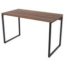 Ver imagem 5 de Mesa de Escritório Office 135cm Estilo Industrial Prisma Nogal - Mpozenato