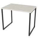 Ver imagem 5 de Mesa de Escritório Office 90cm Estilo Industrial Prisma Snow - Mpozenato