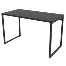 Mesa de Escritório Office 135cm Estilo Industrial Prisma Preto Onix - Mpozenato - 5