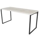 Ver imagem 5 de Mesa de Escritório Office 150cm Estilo Industrial Prisma Snow - Mpozenato