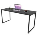 Ver imagem 1 de Mesa de Escritório Office 150cm Estilo Industrial Prisma Preto Onix - Mpozenato