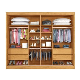 Guarda Roupa Rustic 2 Portas Ripado - Mademarcs - 3