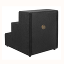 Ver imagem 2 de Escada Pet Escadinha Cachorro Gato Rampa Pet Ossinho Suede Preto