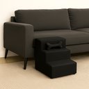 Ver imagem 6 de Escada Pet Escadinha Cachorro Gato Rampa Pet Ossinho Suede Preto