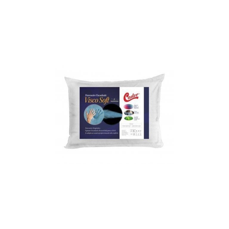 Travesseiro Castor Visco Soft New Hot & Cold 45x65x13cm