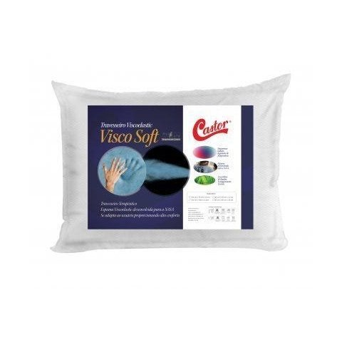 Travesseiro Castor Visco Soft New Hot & Cold 45x65x13cm