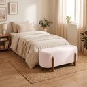 Ver imagem 5 de Puff Recamier Organico Imperial 100 cm Boucle Rose Impo
