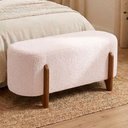 Ver imagem 2 de Puff Recamier Organico Imperial 100 cm Boucle Rose Impo