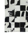 Ver imagem 3 de Tapete de Couro Passadeira Natural Preto Branco Malhado 2,00 x 0,60 m