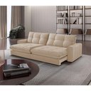 Ver imagem 1 de Sofá Firenze Linho 02 Módulos de 80cm B25cm Meu Sofá Online A294 Linho Creme