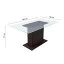 Ver imagem 3 de Conjunto Sala de Jantar Mesa 6 Cadeiras Carla Madesa
