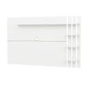 Ver imagem 5 de Painel de Tv Ripado até 32 Polegadas com Prateleiras Netmobil - Branco