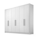 Ver imagem 2 de Guarda Roupa Rizon 6 Portas 6 Gavetas Cor:Branco