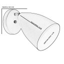 Ver imagem 6 de Kit 2 Arandelas Articulada Retro Vegas Gourmet Branco/Branco