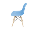 Ver imagem 2 de Cadeira de Jantar Eames Colmeia na Cor Azul Claro Base Madeira Eiffel Sala Cozinha Jantar