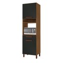 Ver imagem 3 de Cozinha Modulada 3,10MTS Monza 4 Peças Freijó / Chumbo - Indekes