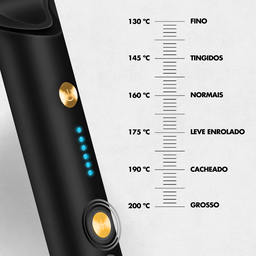 Escova Pente Alisadora Profissional - Preto - 5