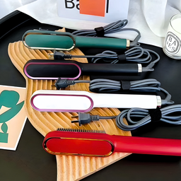 Escova Pente Alisadora Profissional - Preto - 8