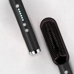 Escova Pente Alisadora Profissional - Preto - 6