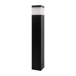 Poste Luminária Para Jardim Balizador 50cm E27 Preto - 1