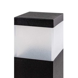 Poste Luminária Para Jardim Balizador 50cm E27 Preto - 3