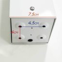 Ver imagem 4 de Poste Luminária Para Jardim Balizador 50cm E27 Preto