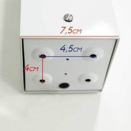 Poste Luminária Para Jardim Balizador 50cm E27 Preto - 4