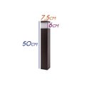 Ver imagem 2 de Poste Luminária Para Jardim Balizador 50cm E27 Marrom