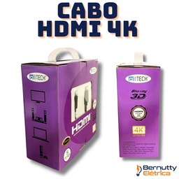 Cabo Hdmi 2.0 19 Pinos 4k Blu-ray 3d de 15 Metros Premium - 4
