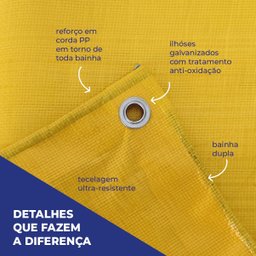 Lona Flex Laranja 4x3m - Master Lonas - 2