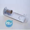 Ver imagem 2 de Kit 3 Arandela camarim 20cm para 1 lâmpada E27 ideal para banheiro - Oval st465