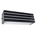 Ver imagem 2 de Arandela Frisada 30cm + Lâmpada Led 15w 3000k Luminária Preta