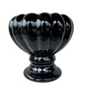 Ver imagem 1 de Decoração vaso centro de mesa preto moderno taça gomo decor