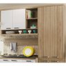 Cozinha Modulada Sicilia Argila Branco 5 Módulos Multimoveis - 2