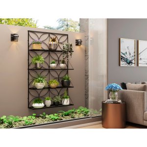 Jardineira Floreira Suspensa para Decoração em Ferro 160x100