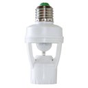 Ver imagem 1 de Kit 3 Soquete Infra Sensor Fotocelula Dia e Noite e Presença Regulável para Lâmpada E27 St551