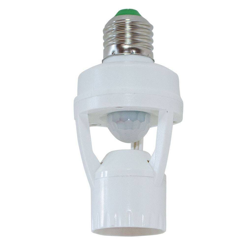 Soquete Infra Sensor Fotocelula Dia e Noite e Presença Regulável para Lâmpada E27 - 4